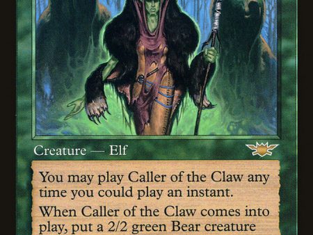 Caller of the Claw [Legions] Supply