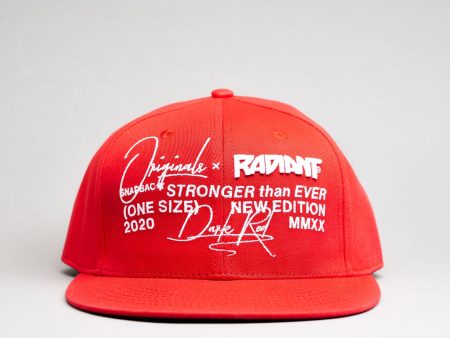 RED INTENSE SNAPBACK Cheap