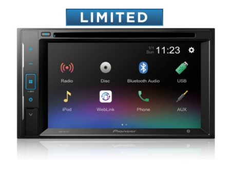 PIONEER DMH-241EX 6.2 - Resistive Glass Touchscreen, Amazon Alexa- Digital Media Receiver Fashion