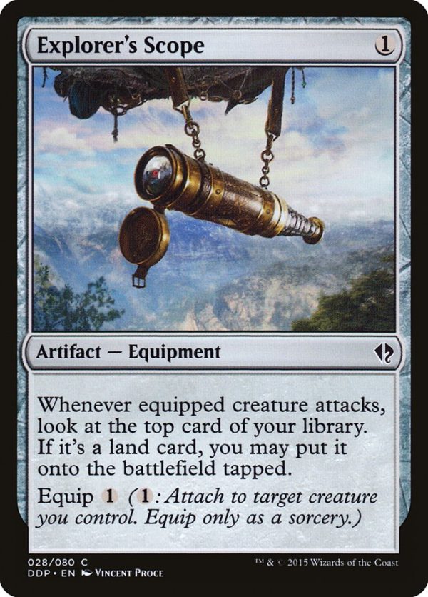 Explorer s Scope [Duel Decks: Zendikar vs. Eldrazi] For Discount