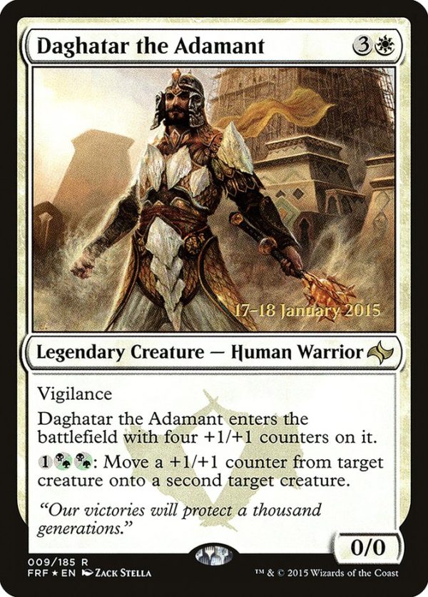 Daghatar the Adamant [Fate Reforged Prerelease Promos] on Sale