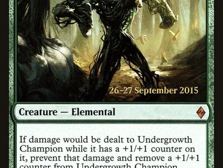 Undergrowth Champion [Battle for Zendikar Prerelease Promos] Discount