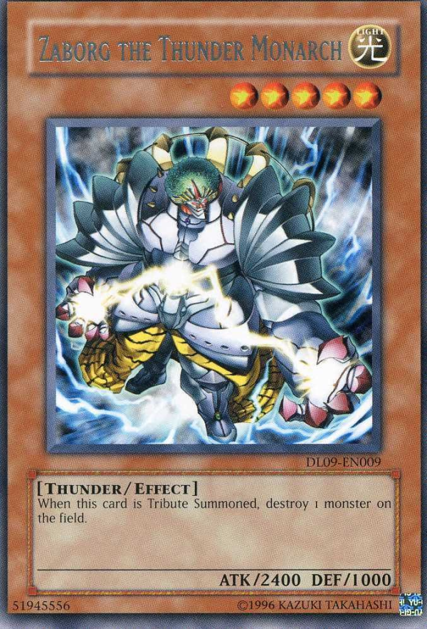 Zaborg the Thunder Monarch (Silver) [DL09-EN009] Rare Online Sale