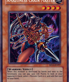 Amazoness Chain Master [RP01-EN097] Secret Rare Online now