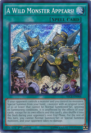 A Wild Monster Appears! [SECE-EN064] Secret Rare Online