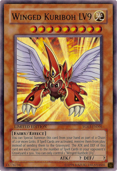 Winged Kuriboh LV9 [YG03-EN001] Ultra Rare For Cheap