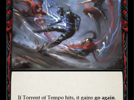 Torrent of Tempo (Yellow) [U-CRU070-RF] Unlimited Rainbow Foil Cheap