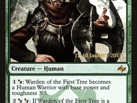 Warden of the First Tree [Fate Reforged Prerelease Promos] Sale