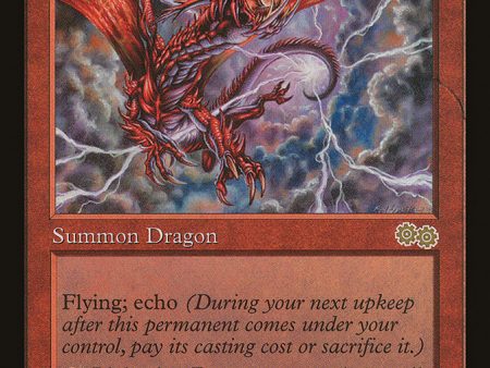 Lightning Dragon [Urza s Saga] Online Hot Sale