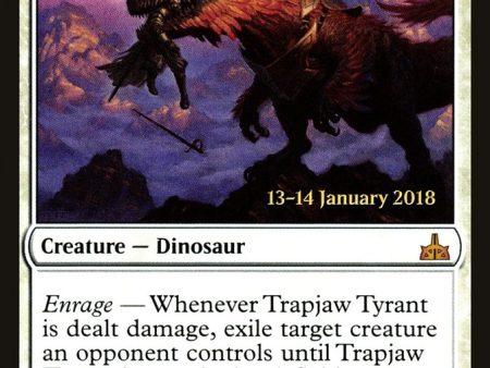 Trapjaw Tyrant [Rivals of Ixalan Prerelease Promos] Supply